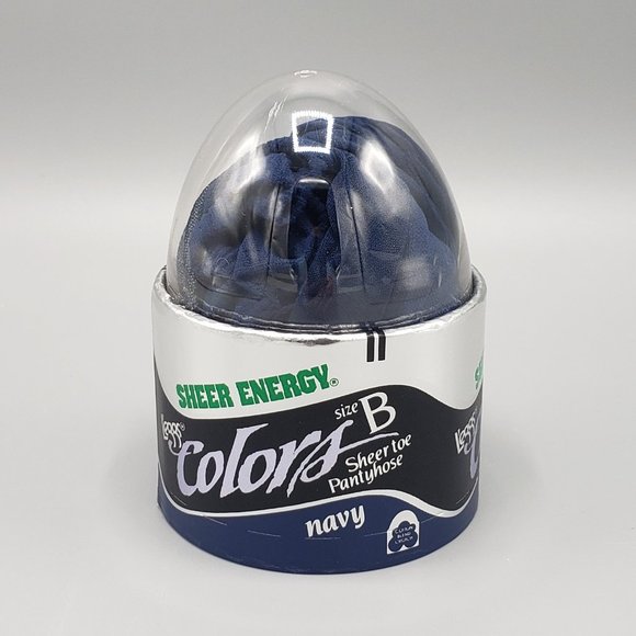 L'eggs Accessories New Vintage Leggs Pantyhose Size B Navy Blue